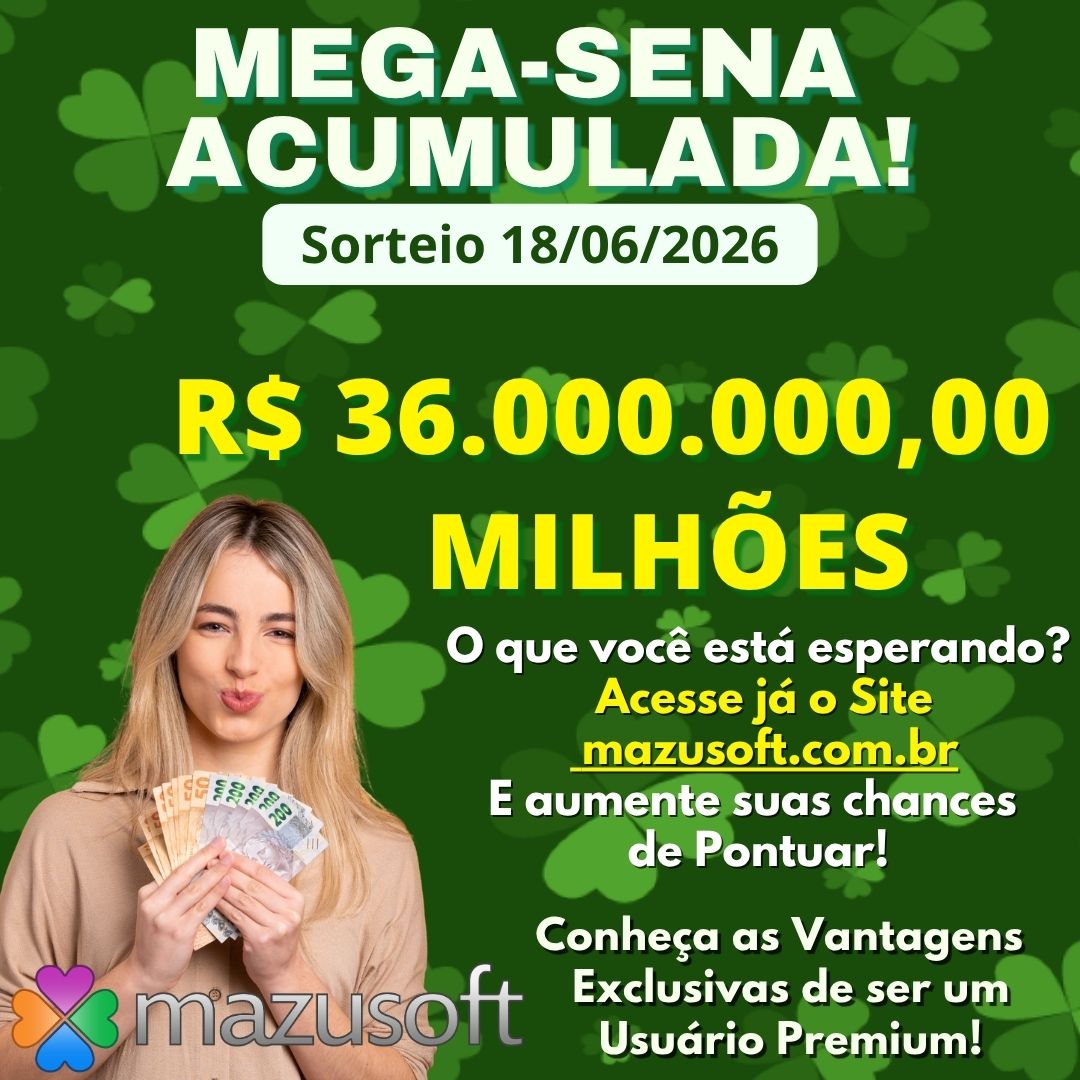 Mega Sena Acumulada!